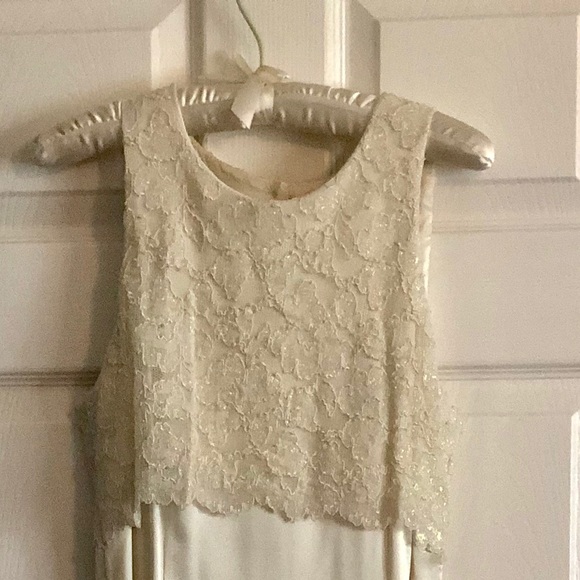 Wedding/formal/prom open back floor length dress - Picture 1 of 6